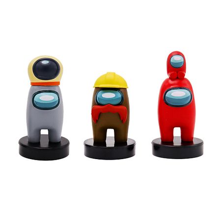 Набор детский AMONG US Набор фигурок-штампиков 3 серия (герой с усами)