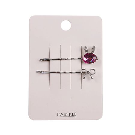 Набор заколок для волос TWINKLE Заколки для волос 2 шт. Glass Rabbit