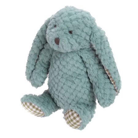 Мягкая игрушка GULLIVER Мягкая игрушка Зайка бирюзовый по имени Вафля 24 см