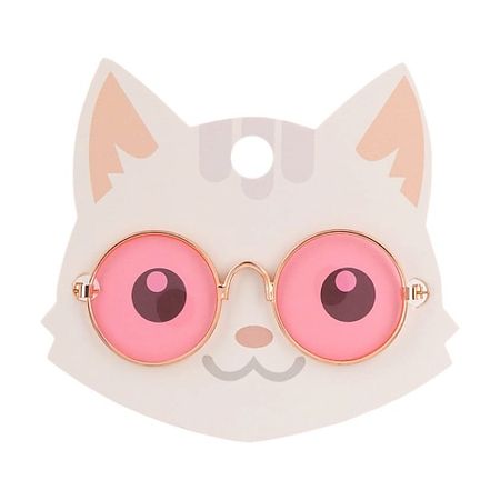 Галстук FRIEND OF MINE Аксессуар для кошек и собак PINK GLASSES #FOM_imabarbygirl фигурки кошек сфинкса moonbiffy
