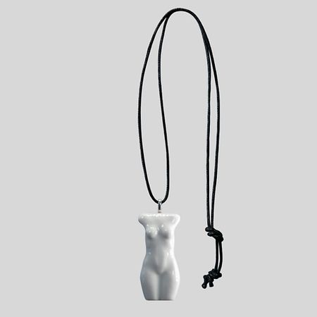 Колье LA PALME ARTISAN CERAMICA Подвеска кулон на шею Афродита бюст Ф лабрадорит runyangshi голубой кулон