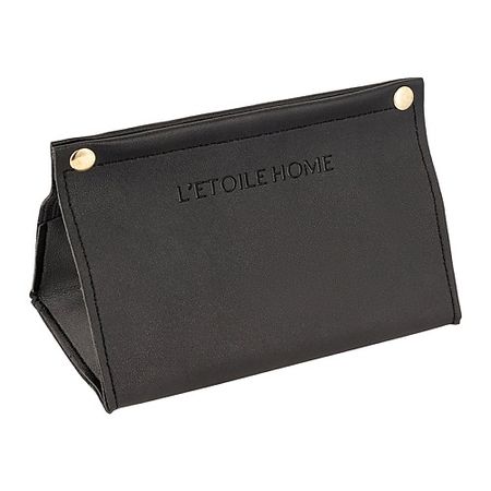 Салфетница LETOILE HOME Органайзер для салфеток черный из 10 микрофибровых протирочных салфеток