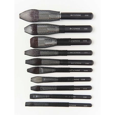 Сеточки для защиты кистей CROWN PRO Сеточки для защиты и сушки кистей, 10 шт черные многоразовые шарики для сушки moonbiffy