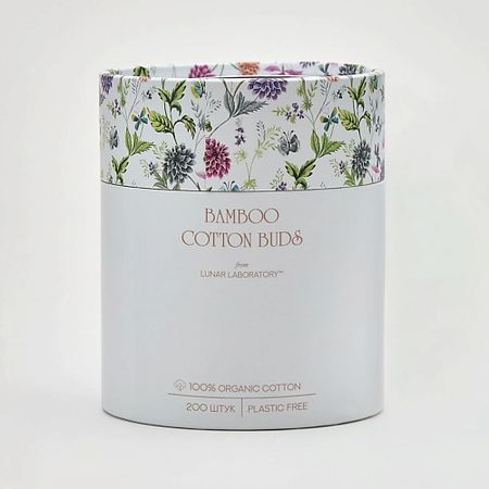 Ватные палочки LUNAR LABORATORY Бамбуковые ватные палочки, биоразлагаемые для макияжа бамбуковые зубочистки с двойной головкой