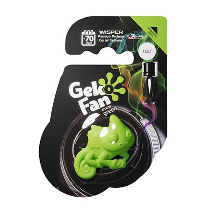 Ароматизатор WISPER Ароматизатор для авто GekoFan Green