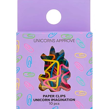 Скрепки UNICORNS APPROVE Скрепки фигурные UNICORN IMAGINATION металлические скрепки олень alsmt бронзовые 8 шт