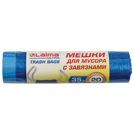 Мешок для мусора LAIMA Мешки для мусора с завязками ULTRA мешок для пыли dreame l20 ultra l10s ultra s10 s10 pro