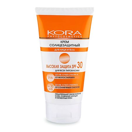 Солнцезащитный крем для тела KORA Солнцезащитный крем для тела солнцезащитные средства мускатного шалфея, рябины и боярышника серебристые солнцезащитные шторы из полиэстера