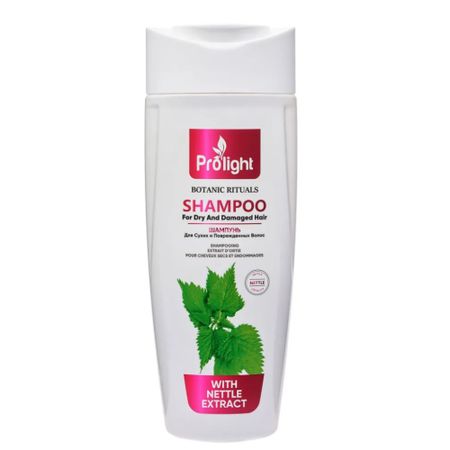 Шампунь PROLIGHT BOTANICAL RITUALS Для сухих и поврежденных волос с экстрактом крапивы, 400 мл.