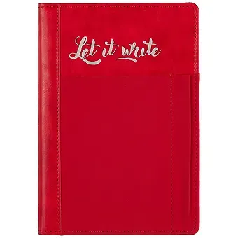 Недатированный ежедневник «Баффало», красный, 96 листов, А5