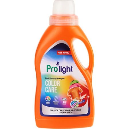 Жидкое средство для стирки PROLIGHT 1000 мл. для цветных тканей