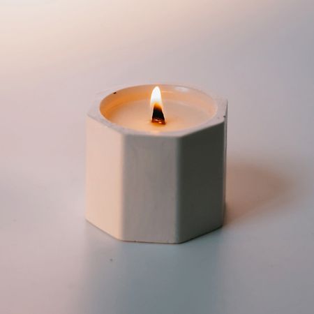 Свеча ароматическая МАНУФАКТУРА БАЛИЧЕВЫХ Свеча в стакане из гипса 