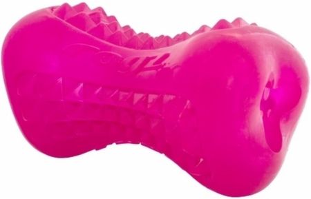 Для дома Rogz Кость из резины с массажными насечками YUMZ, розовая (ЮАР) (S)