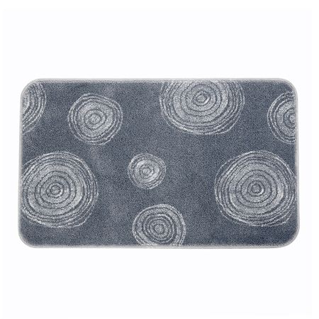 Коврик для ванной серый 75х45 см WasserKraft Eidar (BM-3302)
