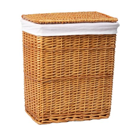 Корзина для белья WasserKraft Ammer 390х260х440 мм 42,5 л коричневая (WB-370-M) корзина войлочная баран с травой квадратная 002532