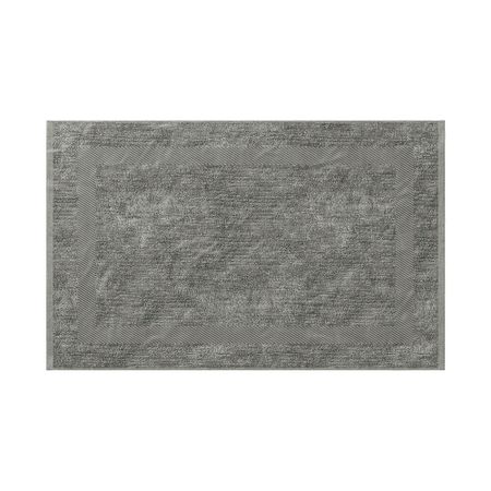 Коврик для ванной серый 80х50 см WasserKraft Neime (BM-1913)