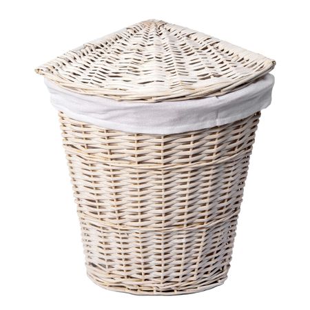 Корзина для белья WasserKraft Vils 390х390х560 мм 59,9 л белая (WB-560-L)