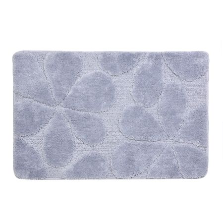 Коврик для ванной серый 90х60 см WasserKraft Diemel (BM-2211)