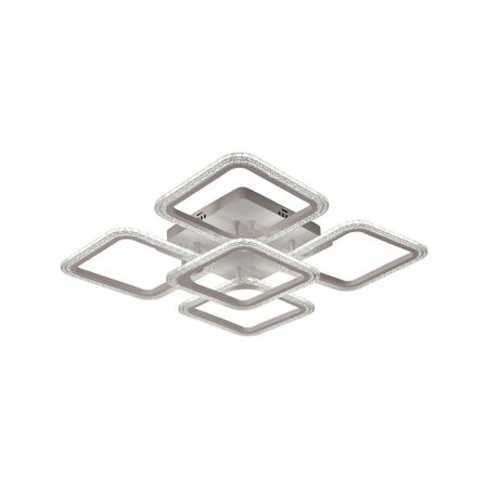 Люстра светодиодная потолочная IN HOME Elegant Aris-W-BG 90 Вт 3000-6500К 30 кв.м (4690612043258) дина сергеевна беленко композиция как визуальный сторителлинг руководство для фотографов