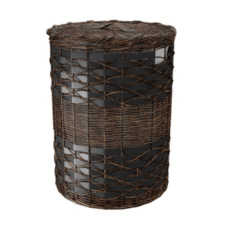 Корзина для белья WasserKraft Bever 450х420х560 мм 48,4 л коричневая (WB-240-L)