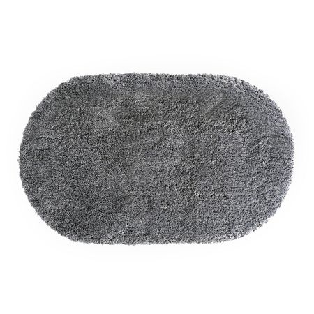 Коврик для ванной серый 100х60 см WasserKraft Dill (BM-3951)