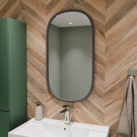 Зеркало настенное Romano 500х900 мм серое андрей валентинович жвалевский серое зеркало повести и рассказы