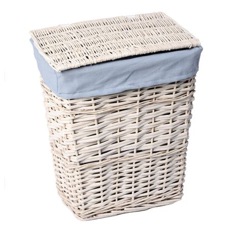 Корзина для белья WasserKraft Lippe 430х300х500 мм 63 л белая (WB-450-M)