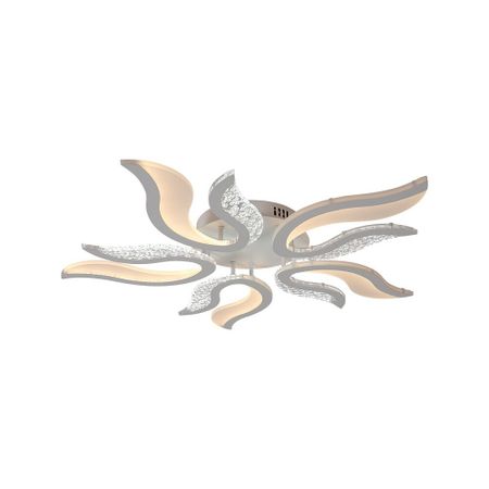 Люстра светодиодная потолочная IN HOME Elegant Flame 90 Вт 3000-6500К 30 кв.м (4690612051536) киаран роджерс дэниэль роульз подкастинг полное руководство по созданию и монетизации успешного подкаста