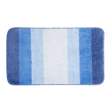 Коврик для ванной синий 75х45 см WasserKraft Lopau (BM-1101)