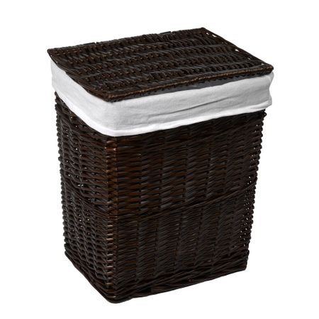 Корзина для белья WasserKraft Isar 410х300х480 мм 54,5 л коричневая (WB-130-M)