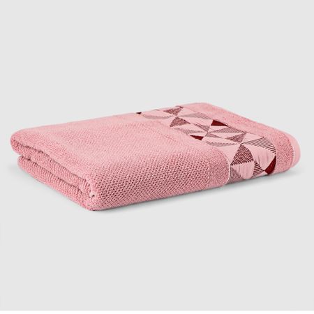 Полотенце махровое Ozdilek triangle 90х150 см розовый