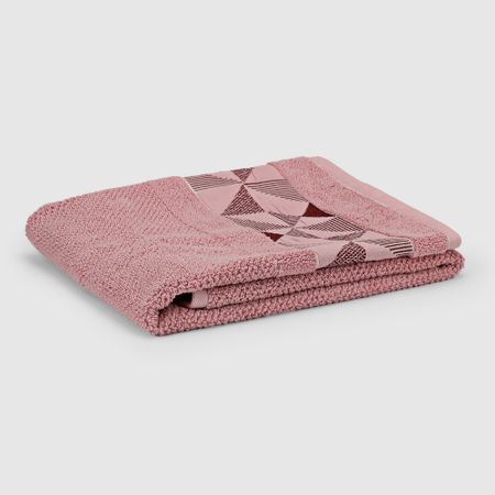 Полотенце махровое Ozdilek triangle 50х90 см розовый