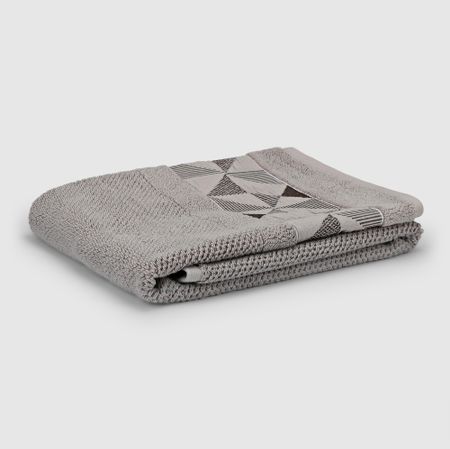 Полотенце махровое Ozdilek triangle 50х90 см серый