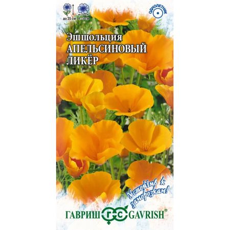 Семена Гавриш Эшшольция Апельсиновый ликер 0,2 г серия Устойчив к заморозкам!