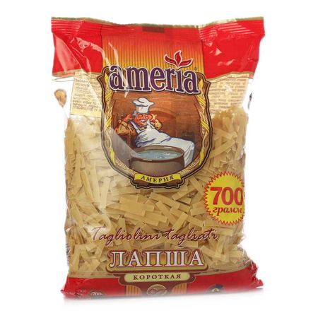 Макаронные изделия Ameria Лапша короткая №97 400 г