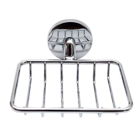 Мыльница для ванной Delphinium 41869 с держателем стекло/металл хром (102067) мыльница решетка artwelle hagel