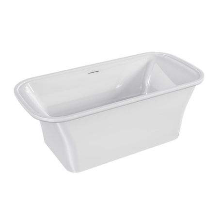 Ванна из литьевого мрамора Jacob Delafon 185х85 см со сливом клик-клак отдельностоящая без ножек (E6D364RU-00)