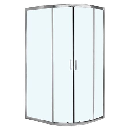 Душевой уголок BelBagno Uno хром 120х90х195 см полукруг стекло прозрачное 5 мм (UNO-195-RH-2-120/90-C-Cr)