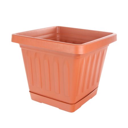 Горшок Bama flower квадратный с поддоном 40х40см