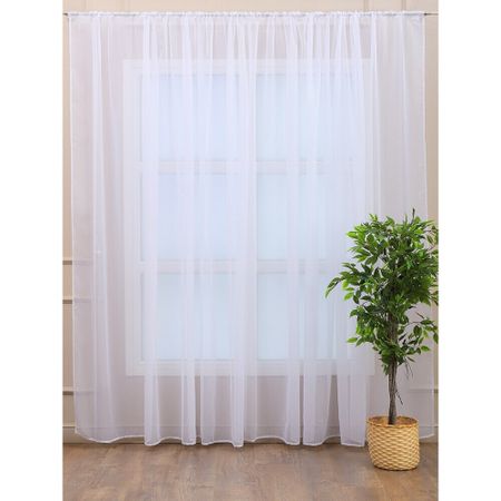 Тюль вуаль белый 500х260 см Amore Mio (97613)