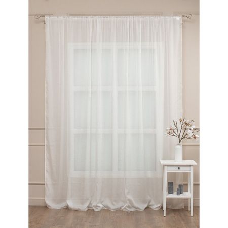 Тюль канвас белый 300х280 см Amore Mio (99136)