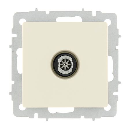 Розетка телевизионная IEK Brite РТВ11-0-БрКр встраиваемая бежевая (BR-A10-O-K10)