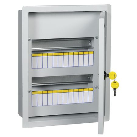 Щит распределительный встраиваемый IEK Titan 3 ЩРВ-24 металлический IP31 395х310х120 мм 24 модуля