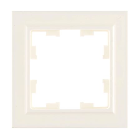 Рамка IEK Brite РУ-1-БрБ-44 одноместная белая (BR-M12-44-K01) кнопка рулевого колеса автомобиля в стиле углеродного волокна нижняя рамка наклейка abs для suzuki swift 2017 2018 2019 2020 2021 2022 2023 2024 2025 suzuki fronx 2024 2025