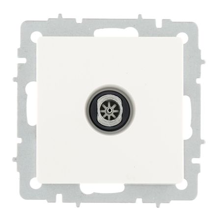 Розетка телевизионная IEK Brite РТВ11-0-БрБ встраиваемая белая (BR-A10-O-K01)
