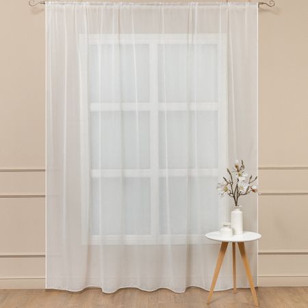 Тюль искусственный шелк шампань 300х260 см Amore Mio (95212)