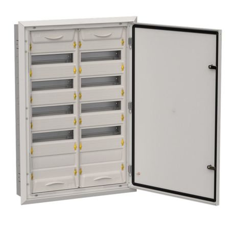 Щит распределительный встраиваемый IEK Titan 5 ЩРВ-120 металлический IP31 880х625х130 мм 120 модулей