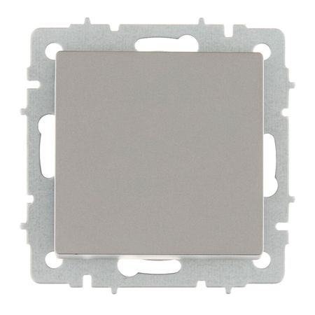 Выключатель IEK Brite ВС10-1-6-БрС одноклавишный встраиваемый сталь проходной (BR-V12-0-10-K46) организация и управление коммерческой деятельностью учебник