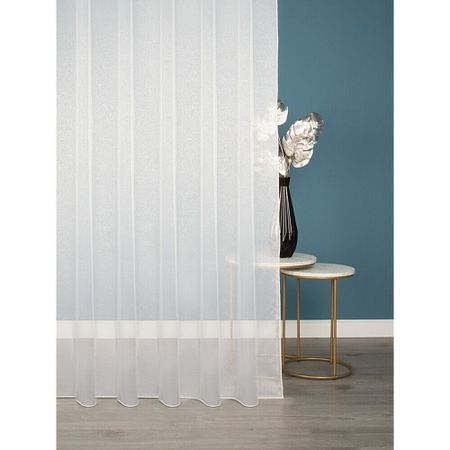 Тюль искусственный лен шампань 300х280 см Amore Mio (99098)