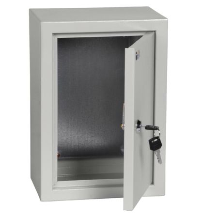 Щит распределительный навесной IEK ЩМП-3.2.1 металлический IP31 300х210х150 мм с монтажной панелью верхний монтажный кронштейн металлический кронштейн для установки направляющих штор jialisi аксессуары для установки